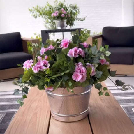 Wild Geranium Urn Filler with Adjustable Height