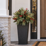 Classic Pre-lit Holiday Greenery Adjustable Height Urn Filler 20 Inch Diameter