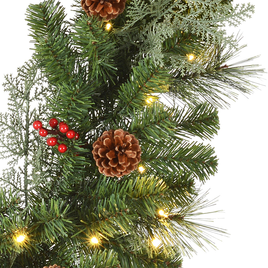 Classic Pre-lit Christmas Garland