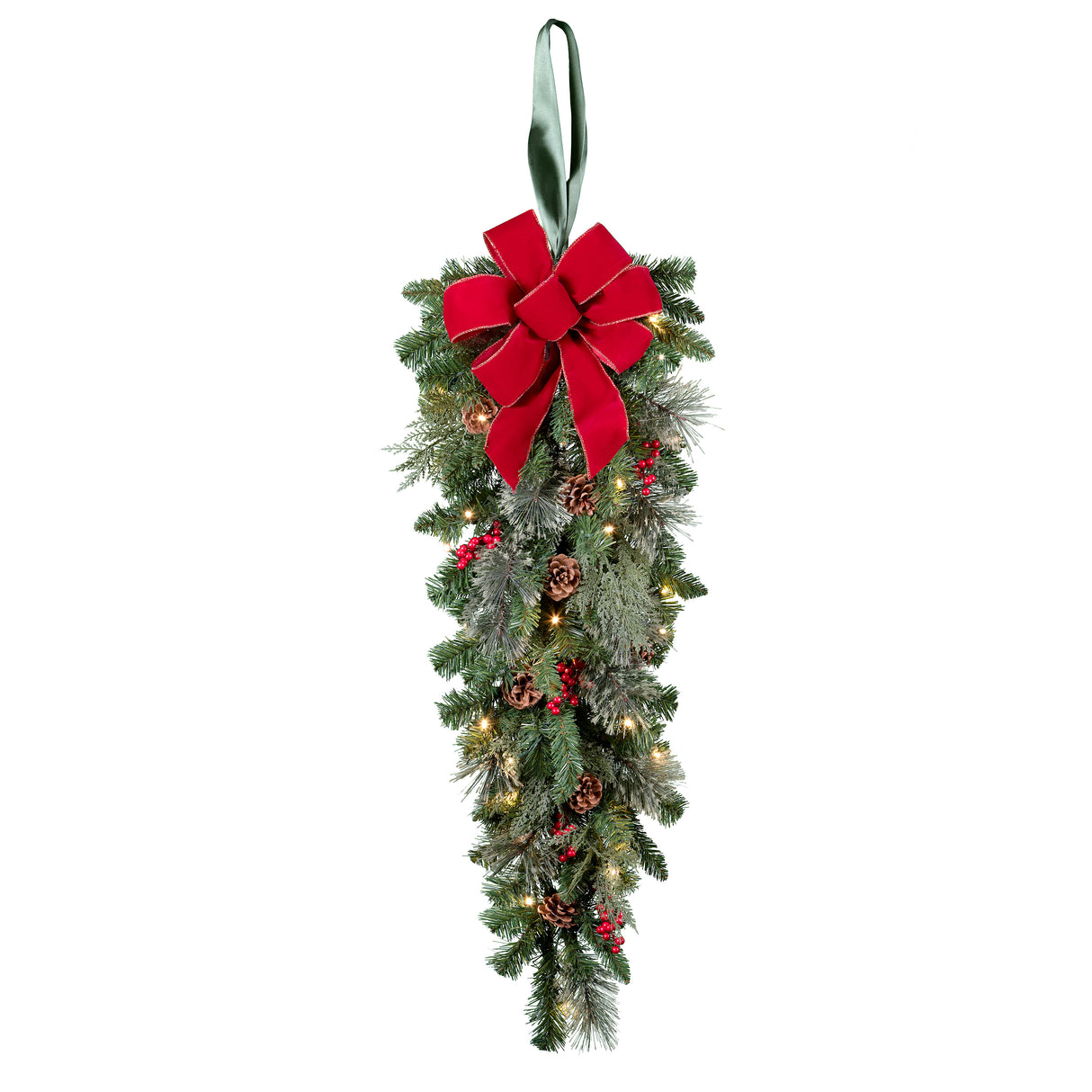 3 Foot Classic Pre-lit Christmas Swag
