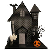 Halloween Haunted House with Bat Projection