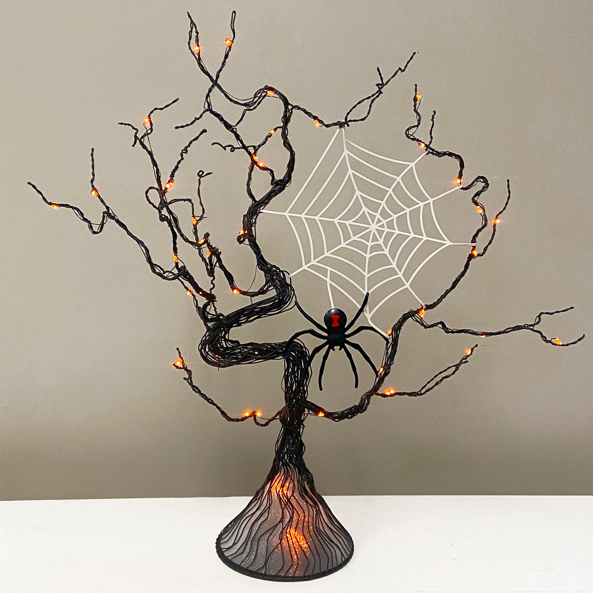 Halloween Tree with Spider