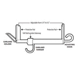 VersaClamp™ Large, 2-in-1 Archway/Doorway & Large Mantel Clamp for Garland and Stockings
