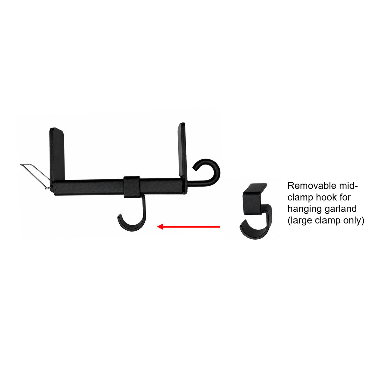 VersaClamp™ Large, 2-in-1 Archway/Doorway & Large Mantel Clamp for Garland and Stockings