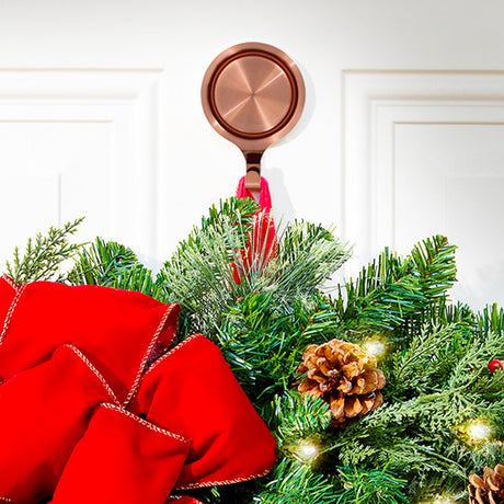 Attract Pinch-Free Magnetic Wreath Hanger - Brushed Copper 1 Pack