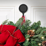 Attract Pinch-Free Magnetic Wreath Hanger - Matte Black 2 Pack