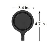 Attract Pinch-Free Magnetic Wreath Hanger - Matte Black 1 Pack