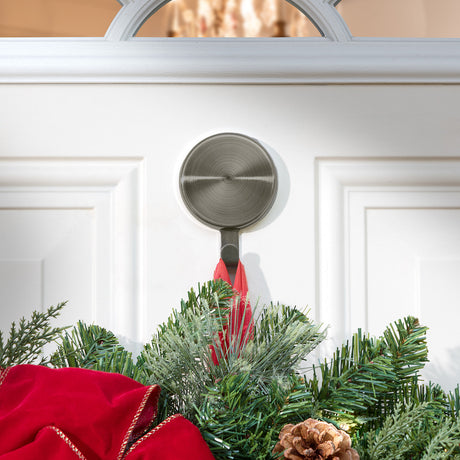 Attract Magnetic Hanger, 1 Pack - Brushed Nickel