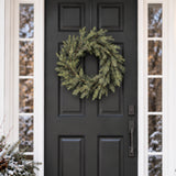 Naturally Soft™ 24 inch Unlit Cypress Wreath