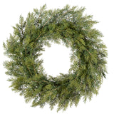 Naturally Soft™ 24 inch Unlit Cypress Wreath