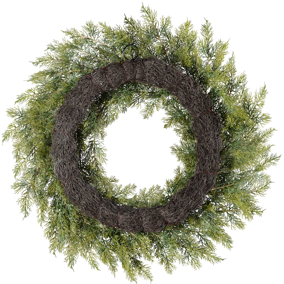 Naturally Soft™ 24 inch Unlit Cypress Wreath