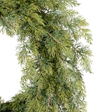 Naturally Soft™ 24 inch Unlit Cypress Wreath
