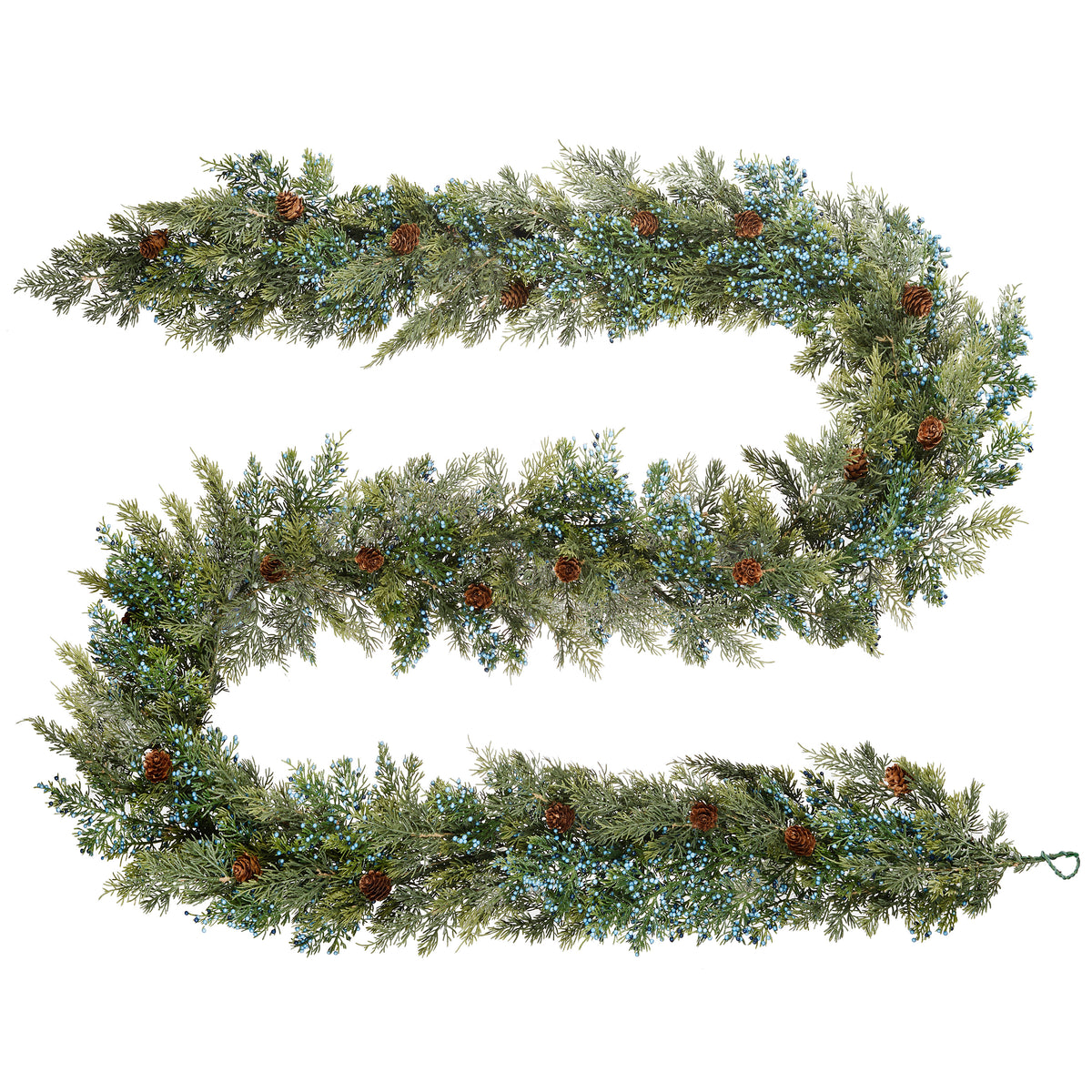 Naturally Soft™ 9 Ft. Unlit Juniper Berry and Pinecone Garland