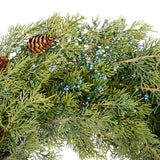 Naturally Soft™ 24 inch Unlit Juniper Berry and Pinecone Wreath