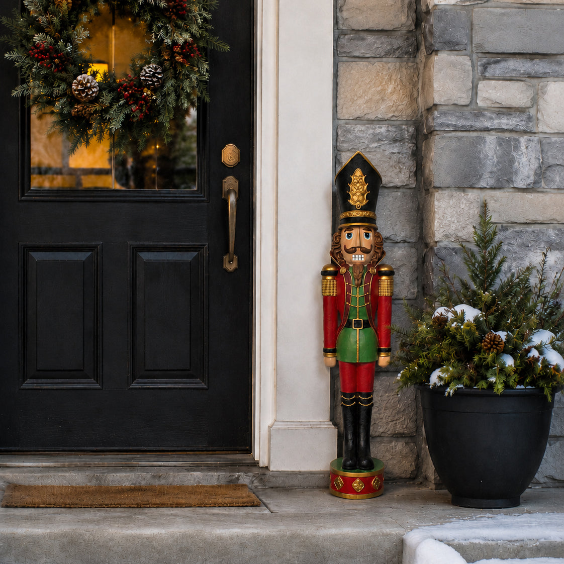 37 Inch Decorative Christmas Nutcracker - Ballet Icons, Red and Green
