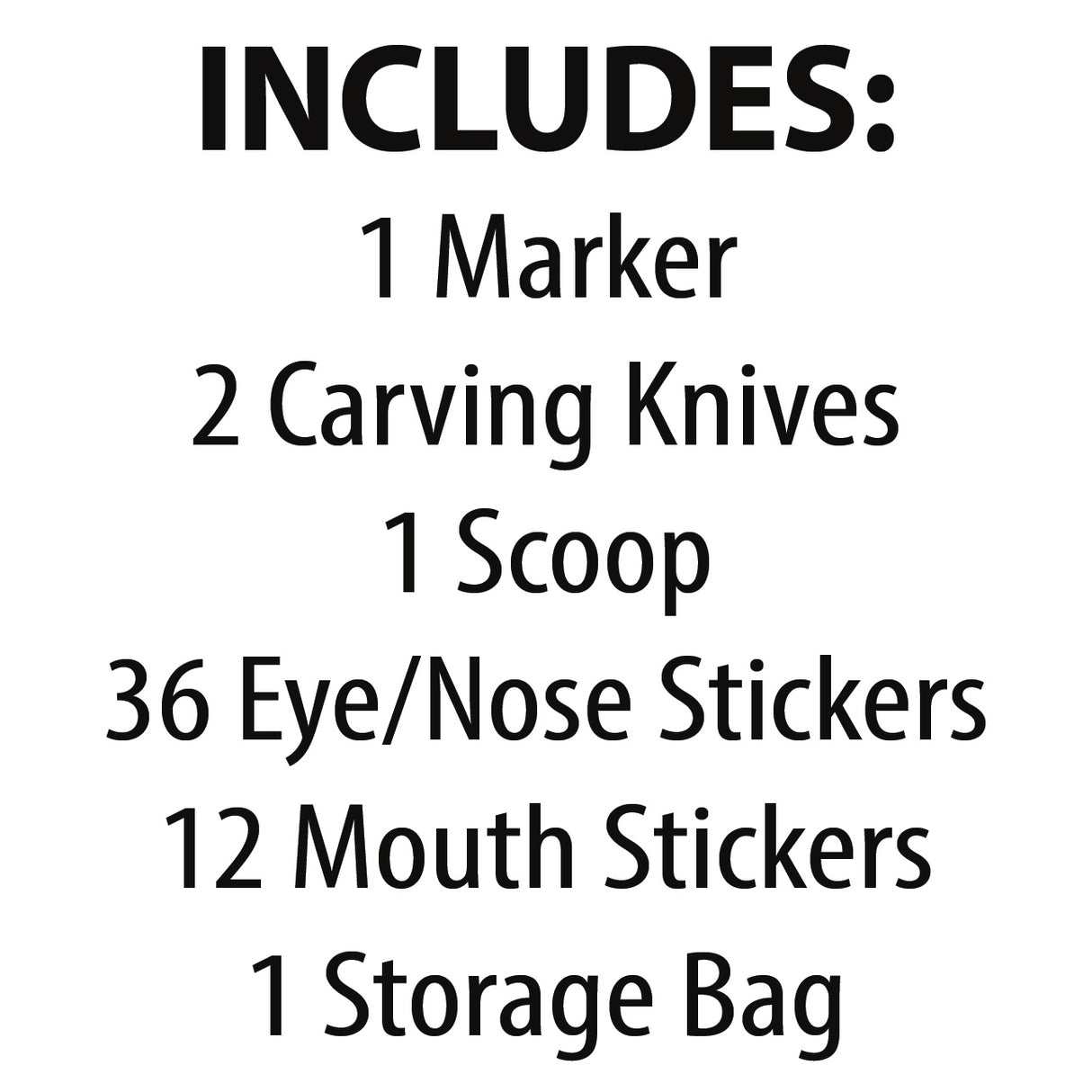 Halloween Pumpkin Carving Kit