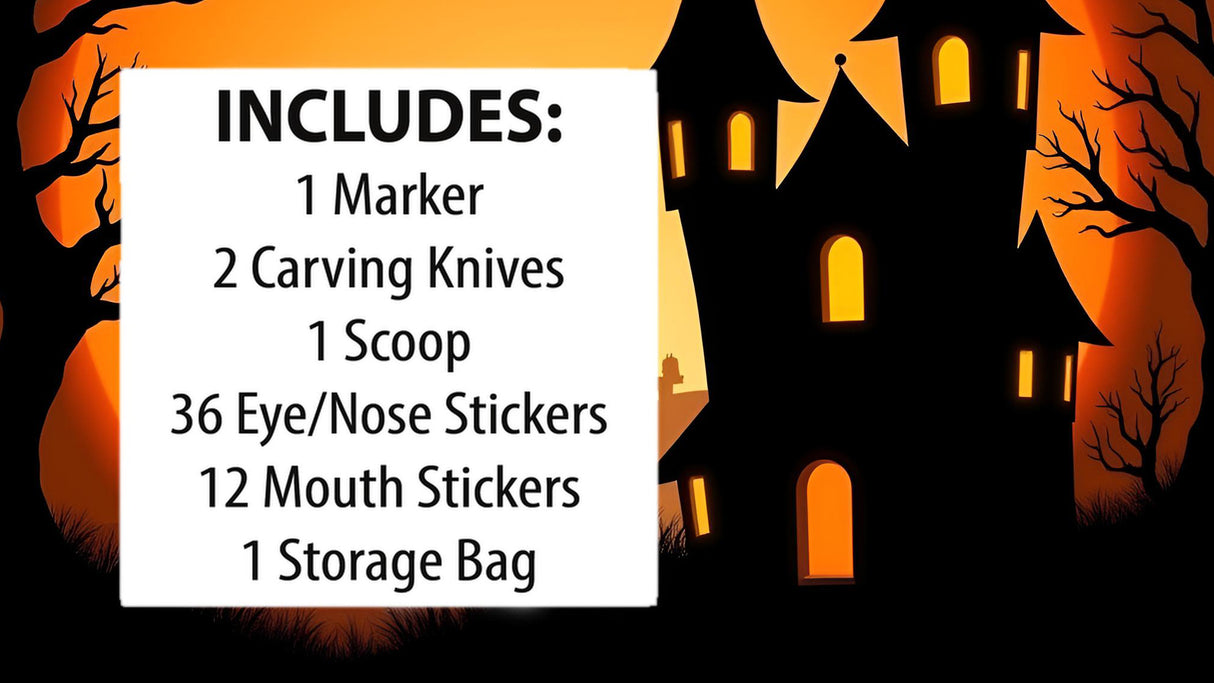 Halloween Pumpkin Carving Kit