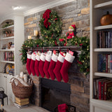 The Original MantleClip Stocking Holder Rod - Silver - Holds Many Stockings