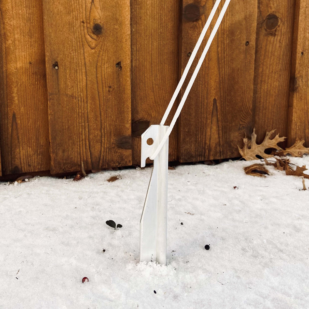 Heavy Duty Metal Anchor Stakes, 10 inch, 6-Pack with 15 ft Rope, for Tents, Lawn Decor and Outdoor Equipment