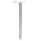 Adapt Adjustable Wreath Hanger, Top & Length Adjustable Version - Textured Silver