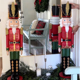 Decorative Nutcrackers - 48 Inch Classic Red/Green Christmas Nutcracker