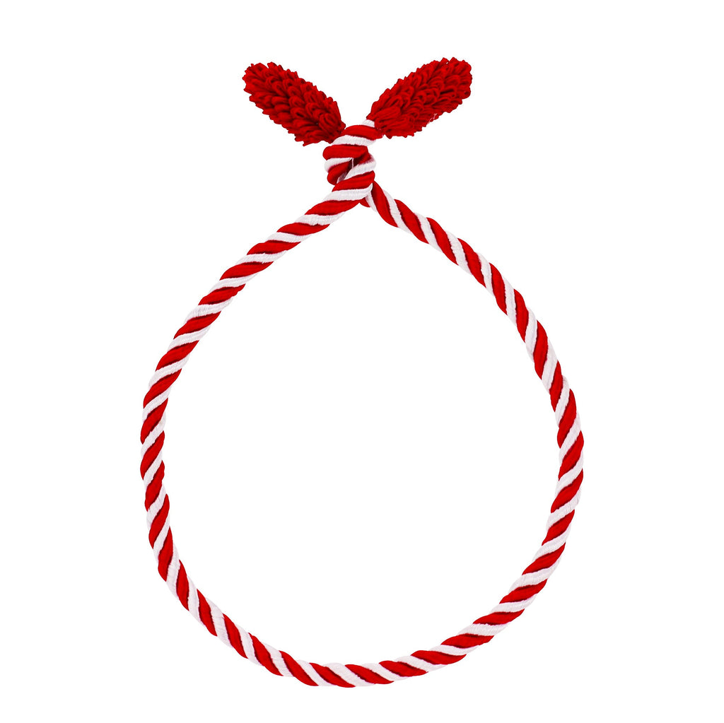 Decorative Twist Tie - Decorative Twist Ties 6 Pack - Red/White