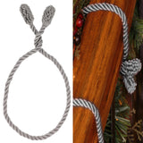 Decorative Twist Ties 6 Pack - Silver