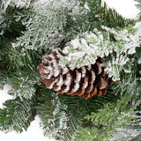 Garland - 6 Foot Snowfall Creek Pre-lit  Christmas Garland