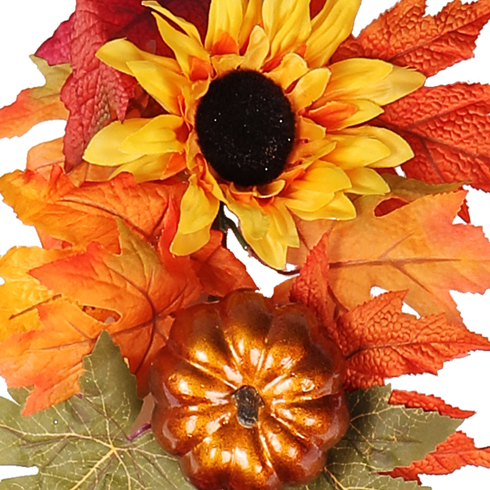 Garland - 6 Ft. Long Fall Sunflower Artificial Garland