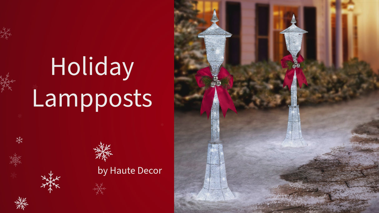 48 Inch LED Outdoor Christmas Lamppost