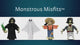 Monstrous Misfits 24 Inch Halloween Decoration - 4 Cute Characters Available