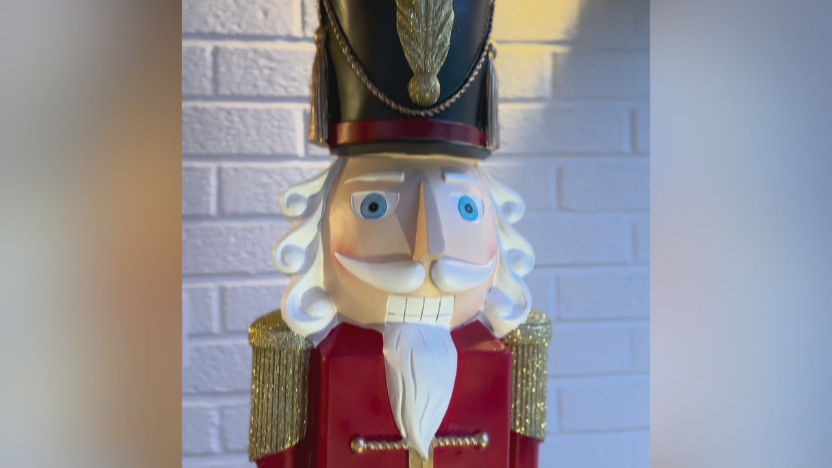 48 Inch Tall Classic Red/Green Christmas Nutcracker