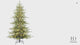 7 Foot Pre-Lit Alberta Alpine Fir Christmas Tree with 400 Warm White LED Lights