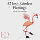 42 Inch Reindeer Flamingo