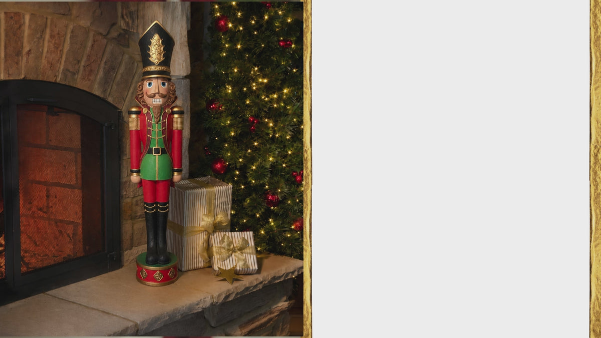 37 Inch Decorative Christmas Nutcracker - Ballet Icons, Red and Green