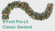 Classic Pre-lit Christmas Garland