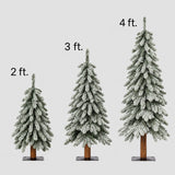 Alpine Christmas Tree Collection, Set of 3 (2 ft, 3 ft, 4 ft)