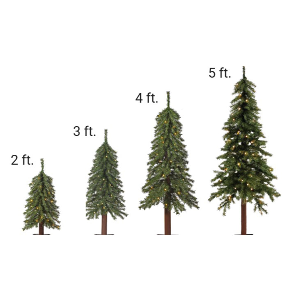 Artificial Mountain Fir Trees (2 Ft., 3 Ft., 4 Ft., 5 Ft. sizes available)