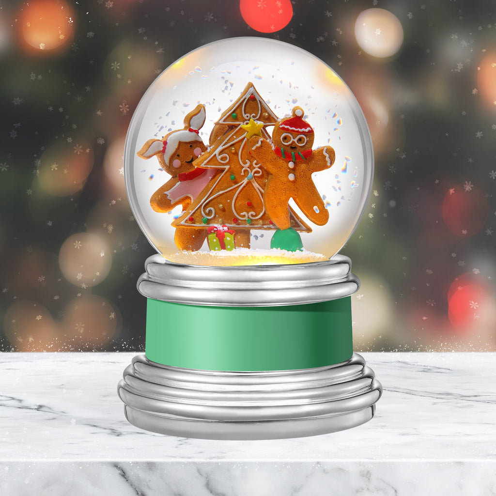 Snowglobe - Snowburst™ Snow Globe - Gingerbread Children And Tree