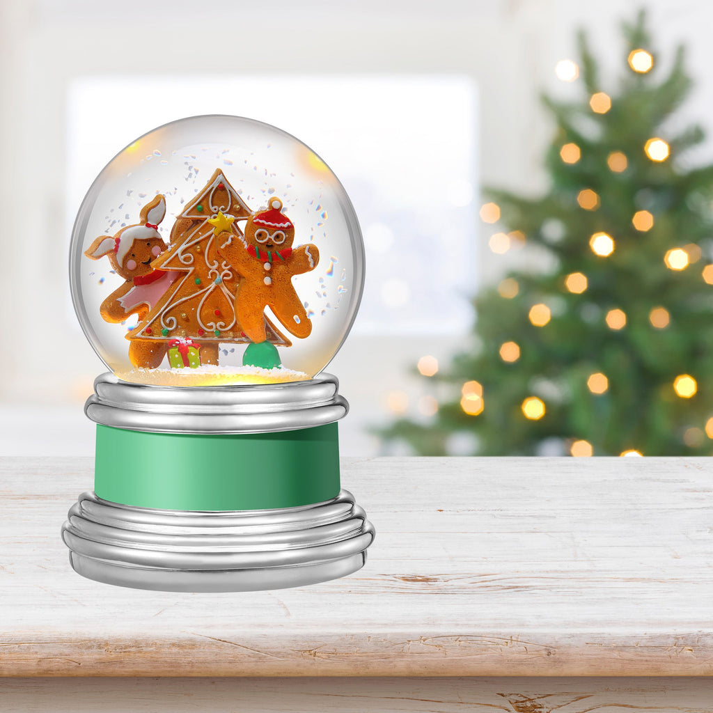 Snowglobe - Snowburst™ Snow Globe - Gingerbread Children And Tree