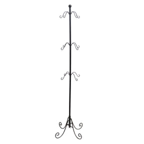 Stocking Holder - Adapt?äó Adjustable Christmas Stocking Tree Stand - Black - Up To 12 Hooks