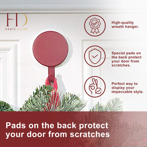 Wreath Hangers - Attract?« Magnetic Hanger, 1 Pack - Red