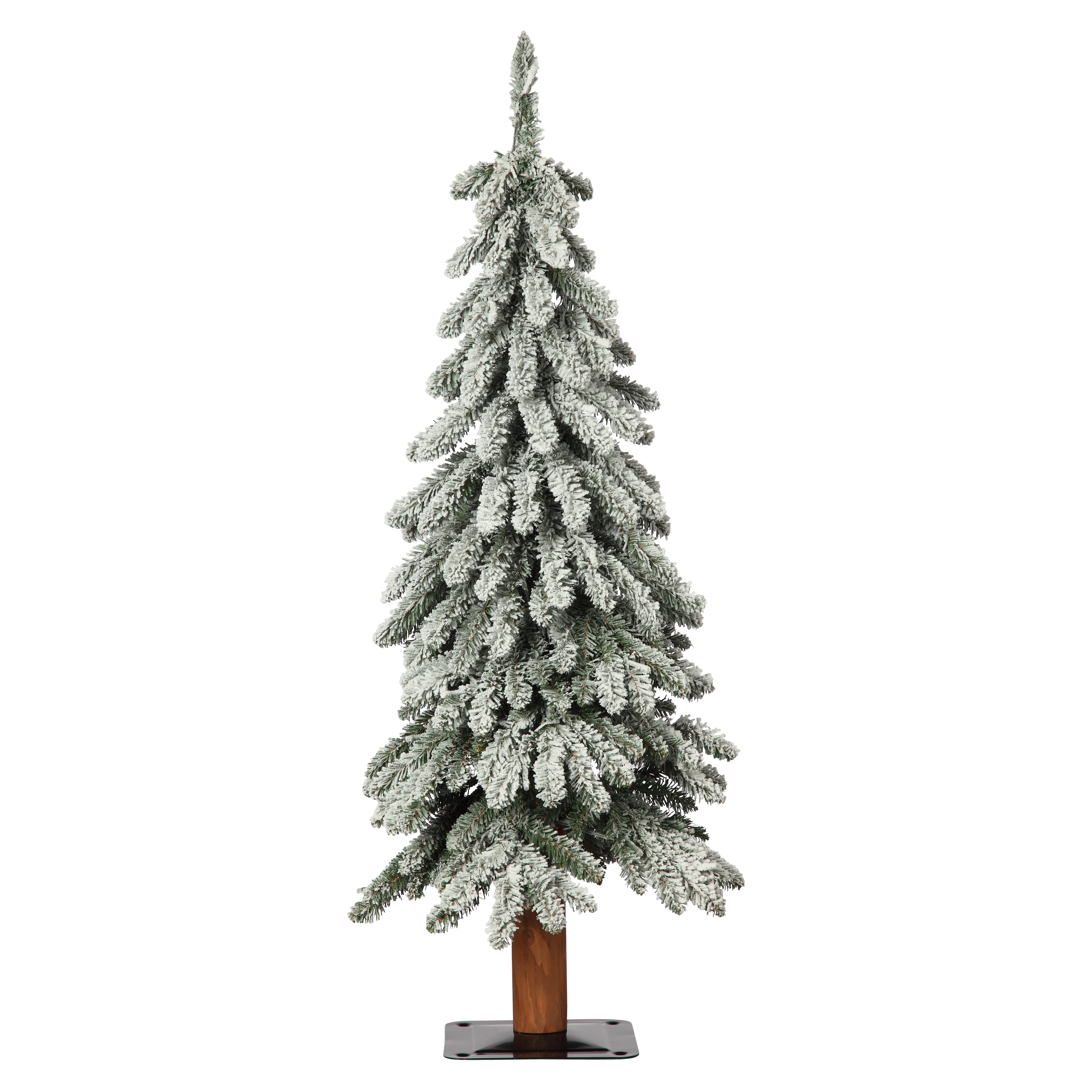 3 Foot Lightly Flocked Alpine Tree – Haute Decor