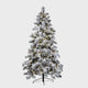 7.5 Foot Pre-lit Berkshire Flocked Artificial Christmas Tree