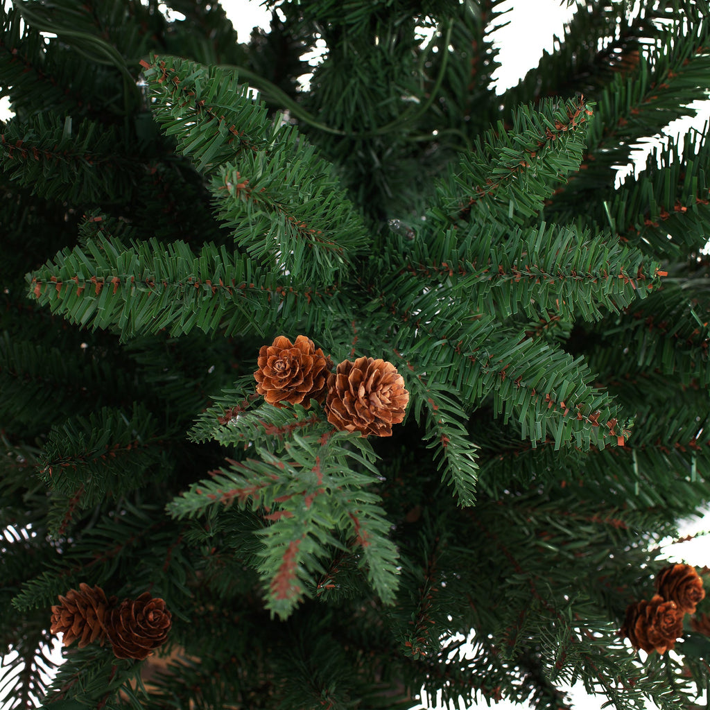 Christmas Tree - 4 Foot Christmas Pre-lit Asheville Fir Potted Tree