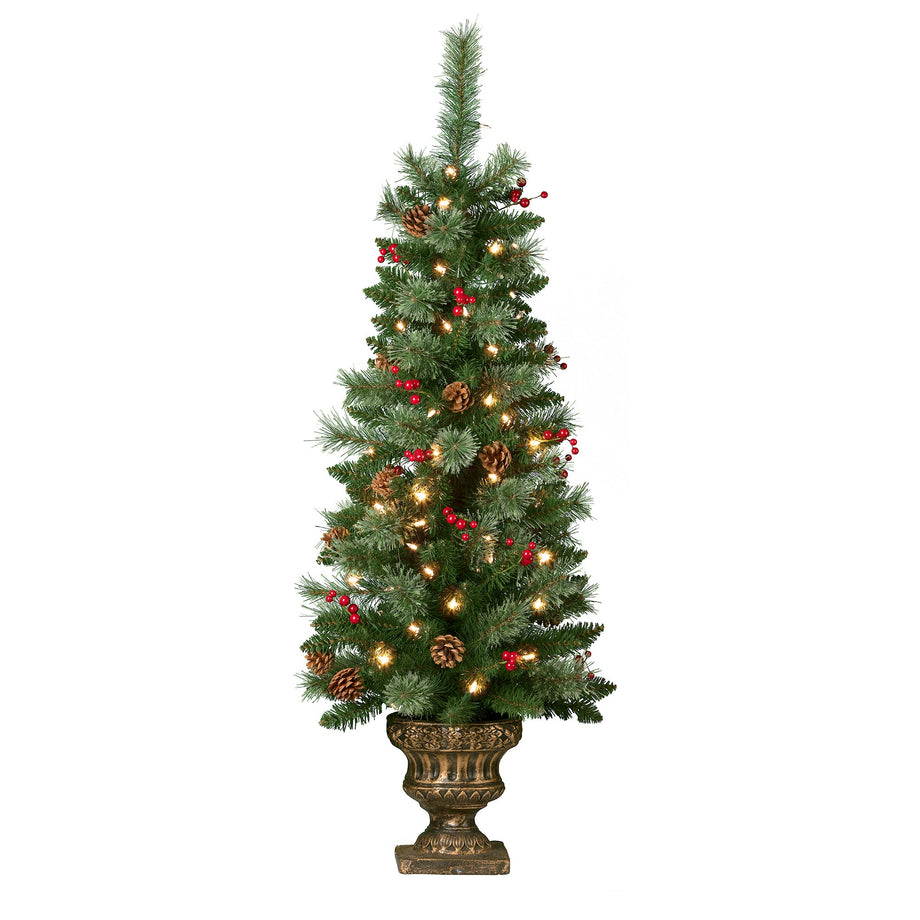 4 Foot Pre-lit Carolina Porch Christmas Tree Haute Decor 4 Foot Pre-lit Carolina Porch Christmas Tree Haute Decor