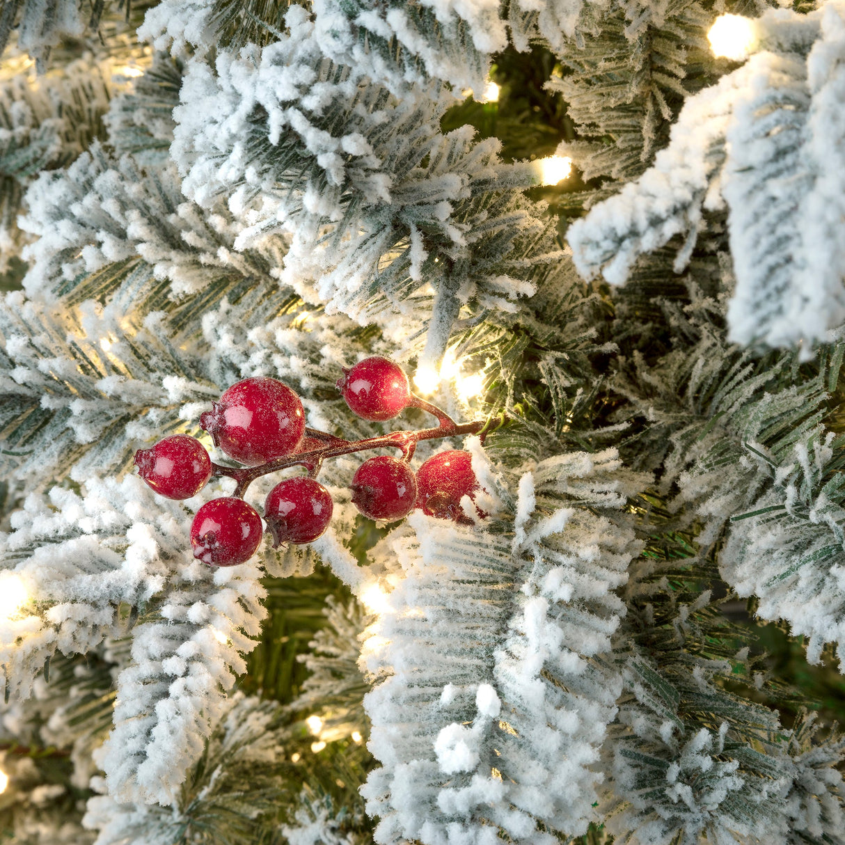 Christmas Tree - 7 Foot Pre-lit Lexington Slim Artificial Fir Christmas Tree