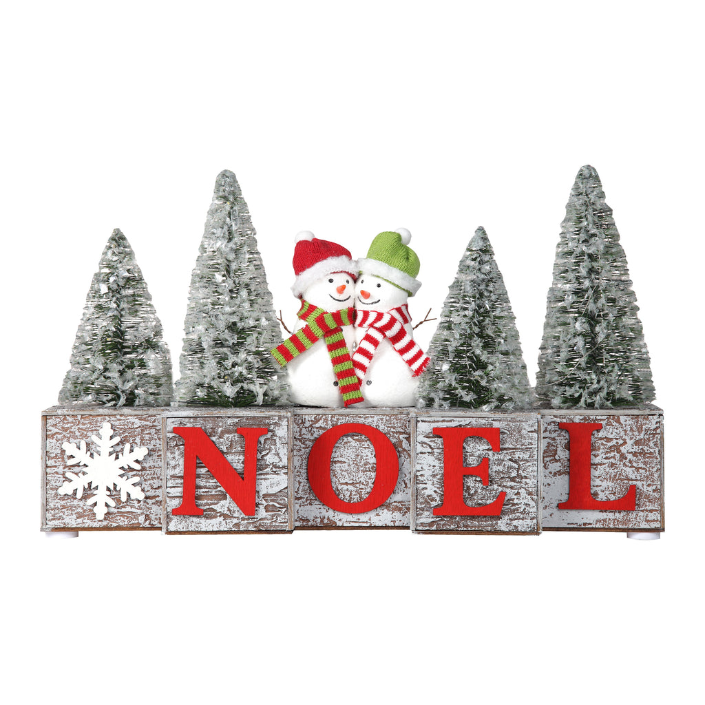 Christmas Wood Blocks-NOEL