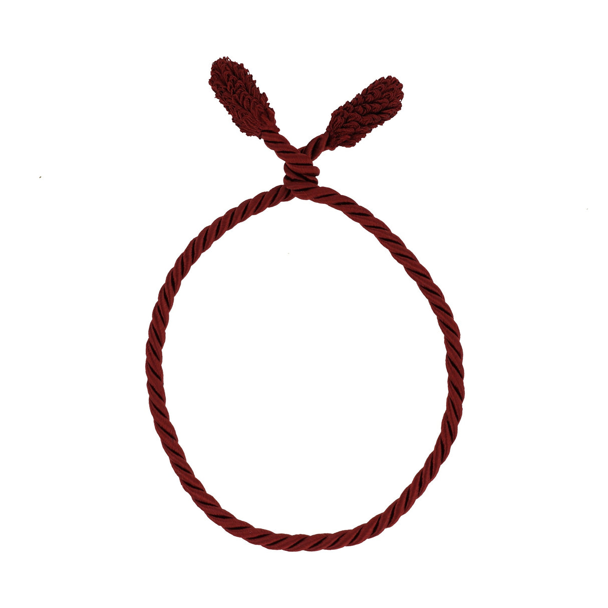 Decorative Twist Tie - Decorative Twist Ties 6 Pack - Burgundy
