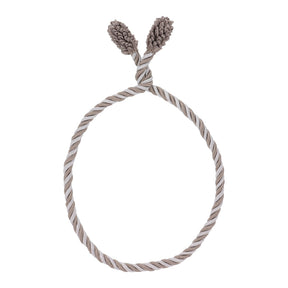 Decorative Twist Tie - Decorative Twist Ties 6 Pack - Taupe/White
